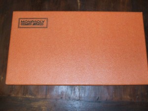 boite de monopoly vintage façon cuir